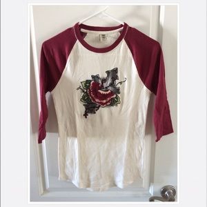 Lucky brand 3/4 length sleeve tee.