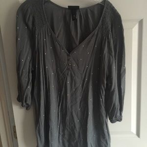 Lane Bryant textured blouse