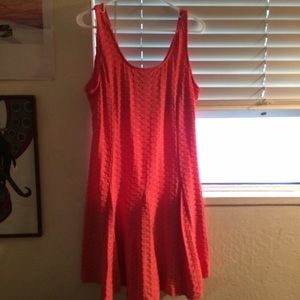 Coral dress