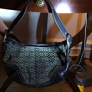 Coach Signature hobo Small Black