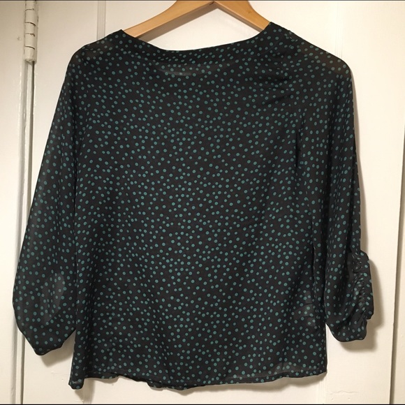 SALE Ann Taylor Loft polka dot blouse XXS