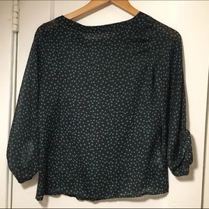 SALE Ann Taylor Loft polka dot blouse XXS