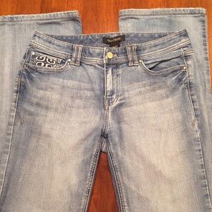 White House Black Market bootcut jeans, size 4