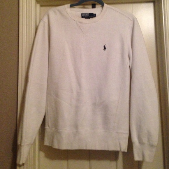 White Polo sweater
