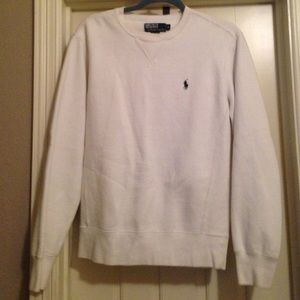 White Polo sweater
