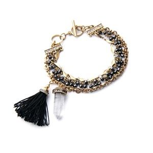 Only the bracelet bronze crystal