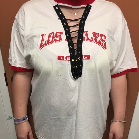 LF INSPIRED LACE UP SHIRT