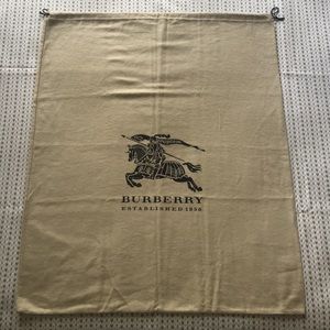HUGE Burberry Drawstring Dust Bag