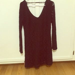 Black lace formal dress!