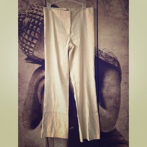 BCBG MAXAZRIA linen dress pants.