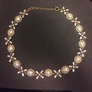 Vintage style necklace crystal