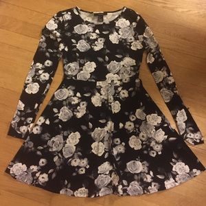 Dark floral dress