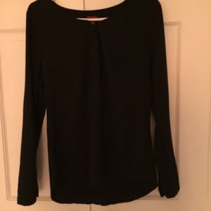 Black long sleeve blouse