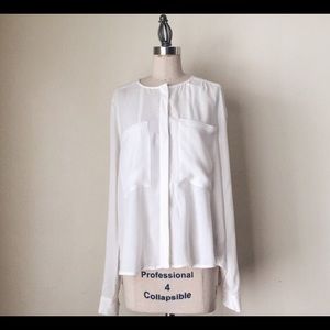 Anthropology white button down