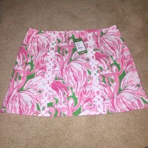 Lilly pink colony marigold Skort NWT size 12