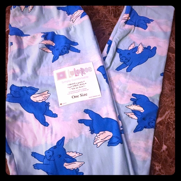 OS blue flying piggies