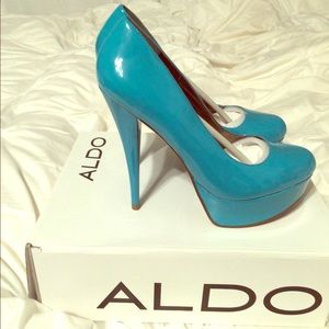 Aldo "Lindall" Patent Leather Platform Pump