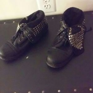 Studded boots