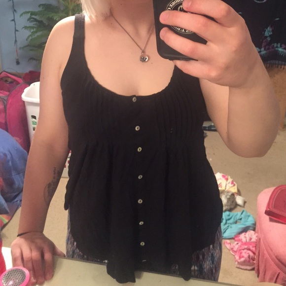 Button up tank top