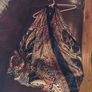 Really pretty open back light dress