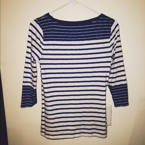 J. Crew striped boatneck t-shirt - Picture 2 of 2