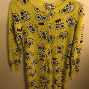 Adult sponge bob footies