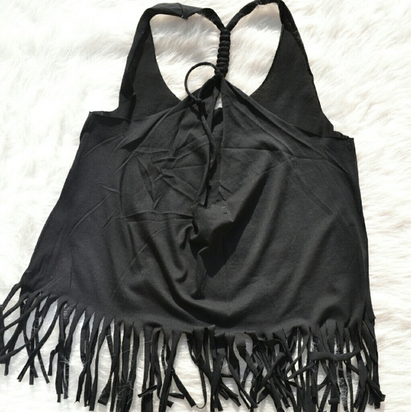 Sale! << 4th of July American Flag Fringe Tank >> - Picture 3 of 4