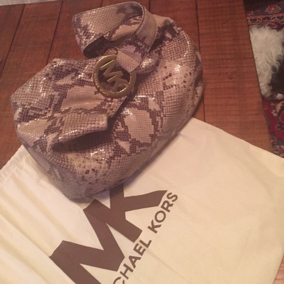 Michael kors snakeskin hobo bag - Picture 4 of 4