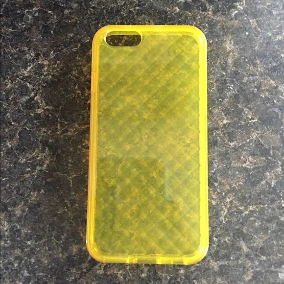 Yellow Rubber IPhone 6 Case - Picture 1 of 2
