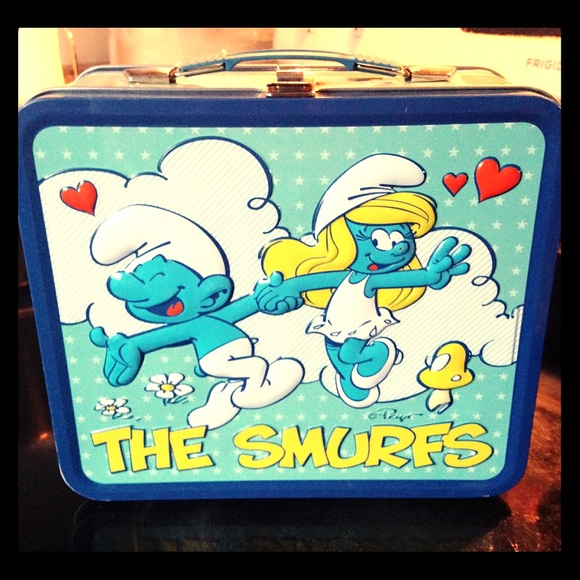 🔵Old Navy SMURFS Metal Lunchbox🔷