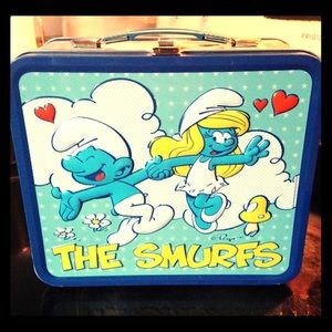 🔵Old Navy SMURFS Metal Lunchbox🔷