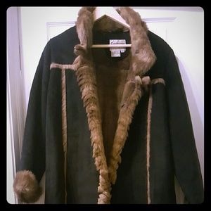 Scandivanian faux fur coat