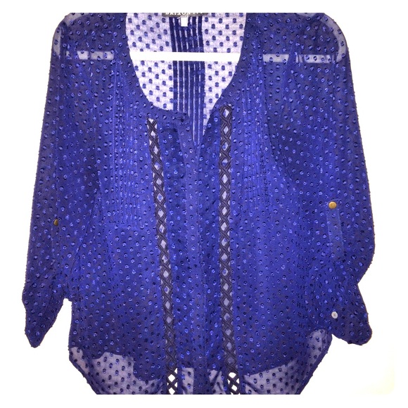 Brixon Ivy sheer detailed blouse.