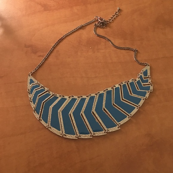 Blue necklace