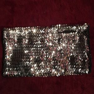 Silver sequined bandeau!