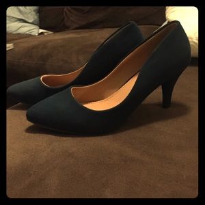 Business heels- dark turquoise