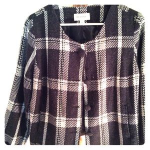 Boxy jacket. Stays in style Year after year.