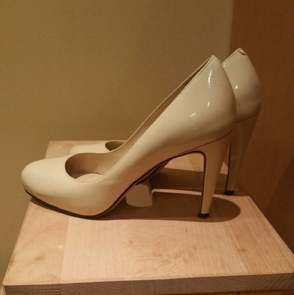 Cole Haan Chelsea Patent Nude Heels