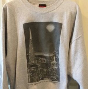 Gray Diamond Sweatshirt XL