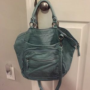 Teal cross body