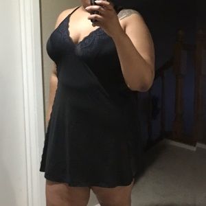 Black nightie lingerie