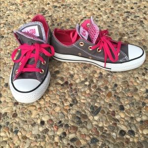 Womens chuck Taylor's double tongue sneakers