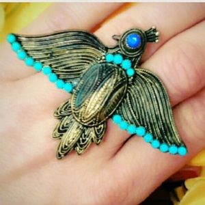 1 hr clearance! Vintage 2 Finger Phoenix Ring!