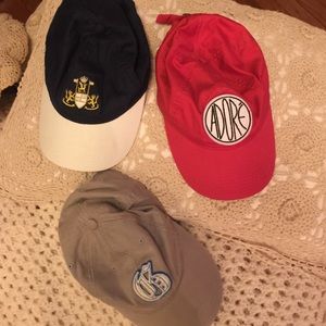 Lot of 3 baseball caps 2 jcrew 1gap