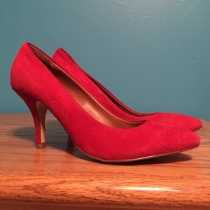Red Suede Chinese Laundry