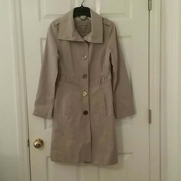 Gray Guess Raincoat
