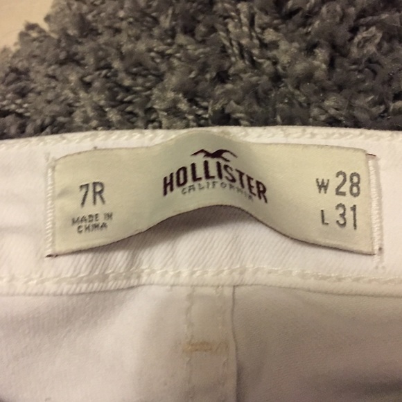 White Hollister Skinny Jeans - Picture 1 of 3