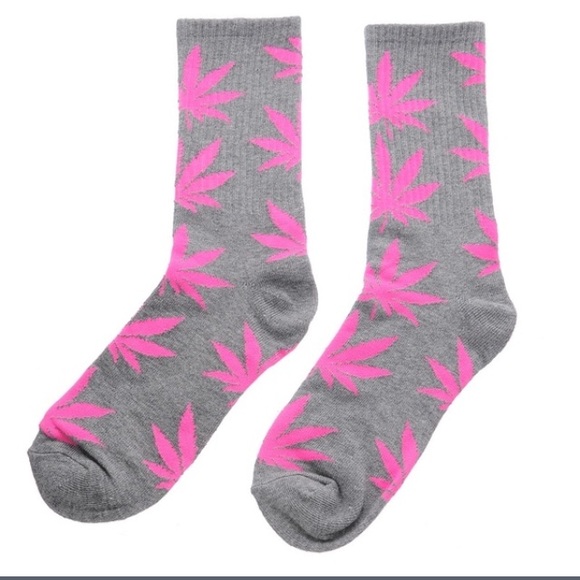 HUF Accessories - Huf socks pink and gray FLASH SALE