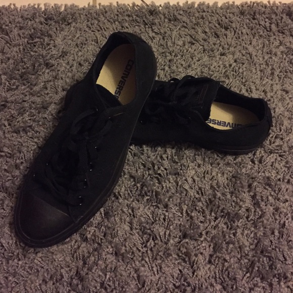 All Black Converse - Picture 3 of 3