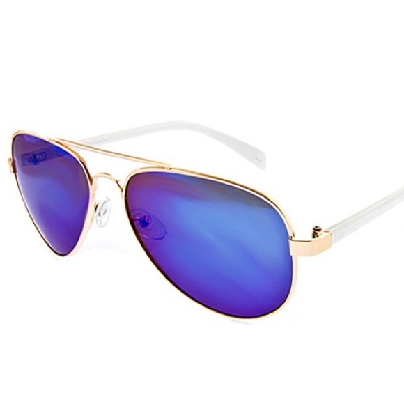 Zebia-Blue lens aviator glasses